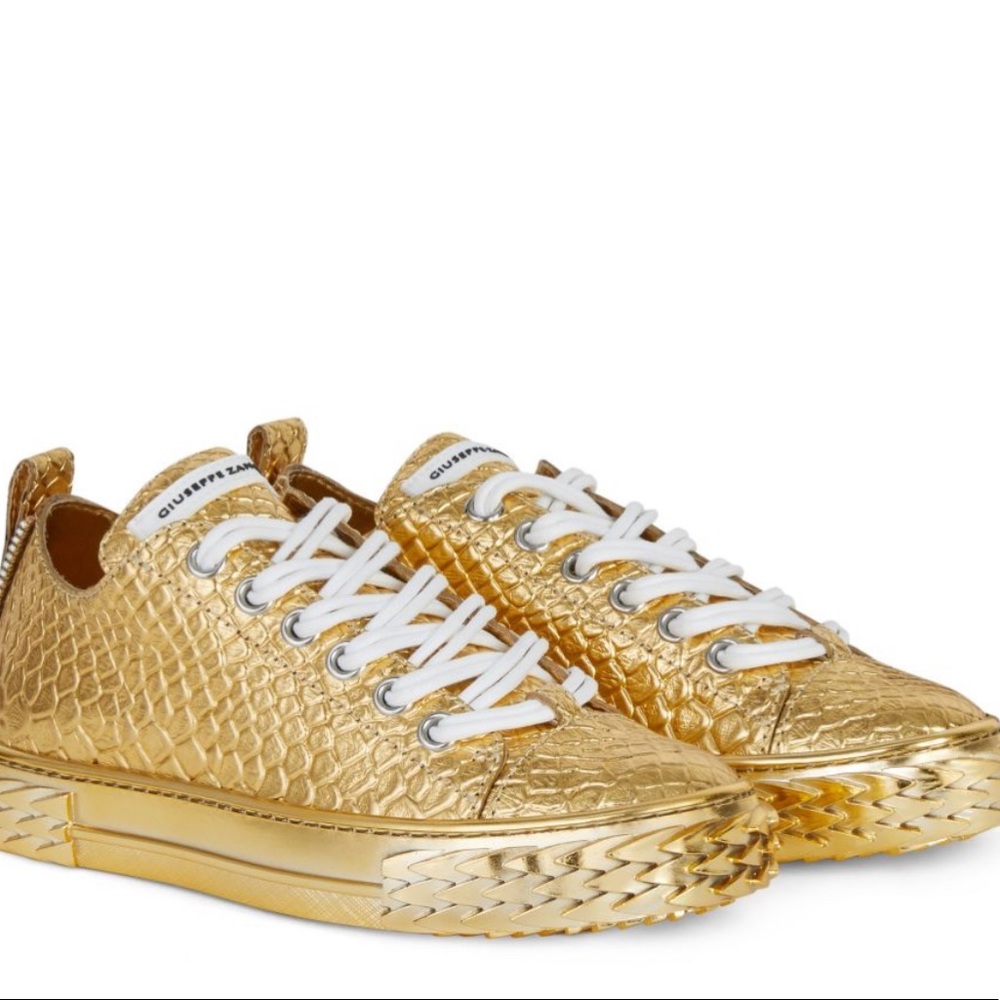 Giuseppe Zanotti GRANCH PYTHON SNEAKERS